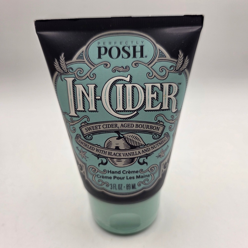 Perfectly Posh In-Cider Hand Creme 3oz Sweet Cider Aged Bourbon Vanilla Nutmeg